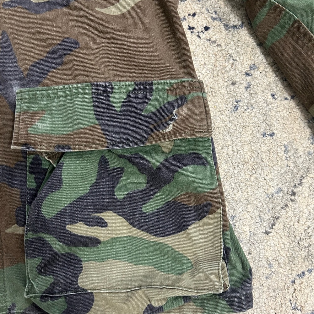 Vintage U.S. Army Camouflage Utility Jacket/Shirt - Picture 3 of 8
